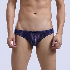 Unterhosen AIIOU Männer Slips Homosexuell Spandex Unterwäsche Glatte Dünne Schlange Muster Druck Lustige Atmungsaktive Sexy Casual Nachtwäsche Männlich