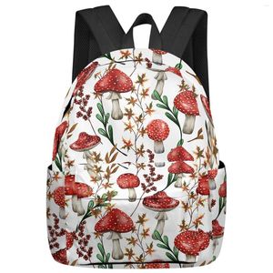 Sırt çantası mantar meyvesi feminina sırt çantaları gençler öğrenci okul çantaları dizüstü bilgisayar özel erkekler kadınlar kadın seyahat mochila