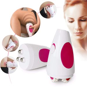 Ryggmassager Massage Gå ner i vikt Maskin Roller Instrument Magträning Handtag hålls 3D Elektrisk helkroppsbantningsverktyg 230704