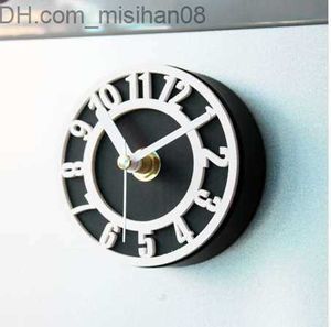 Настенные часы милые числа холодильник настенные часы творческий холодильник магнит Свежие магнитные наклейки часов холодильник декор стены Z230707