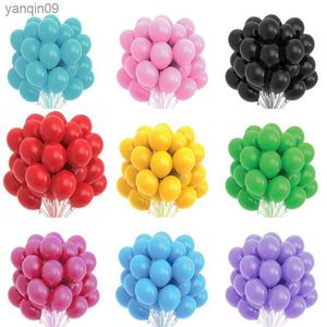 10/12 tums glänsande pärla latexballonger Guld Silver Röd Bröllopsfödelsedagsfest Dekoration Baby Shower Halloween Jul Globos L230626