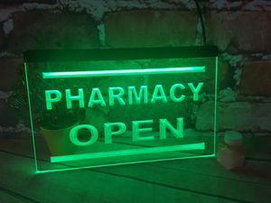 Pharmacy Stores Display OPEN NEW carving signs Bar LED Neon Sign home decor crafts