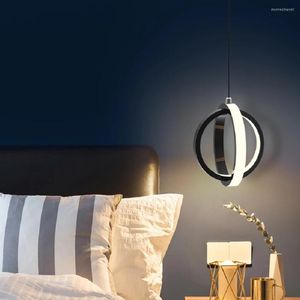 Luminárias pendentes LED personalidade personalidade interior redondo quadrado originalidade moderno para sala de estar salão quarto luz pendurar