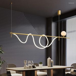 Lampade a sospensione Plafoniere moderne Lampadario Lampada da tavolo da pranzo Decorazione di design a led in legno antico