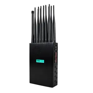 Tragbares 14-Antennen-5G-Signal mit LCD-Display, Mobiltelefon, 5G, 4G, 3G, 2G, WLAN, GPS, 14 Watt