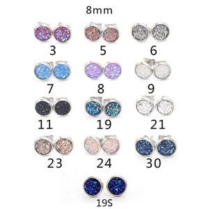 Серьги моды Sud Fashion Druzy Shiny Women