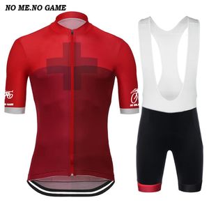 Set di maglie da ciclismo Svizzera Set di maglie da ciclismo da uomo Manica corta da strada Rosso Abbigliamento da bici e pantaloncini con bretelle Tuta da ciclismo ad asciugatura rapida Abbigliamento da ciclismo 230704