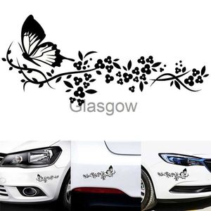 Car Stickers Flying Butterfly Car Sticker Decals Auto Window Bumper Door Scratch Cover Decals Car Motorcycle Vinyl Car Exterior Stickers x0705