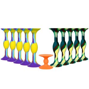 스포츠 장난감 화려한 10pcs 흡입 컵 소프트 팁 다트 세트 팝 던지기 게임 실리콘 다트 실내 및 실외 230705