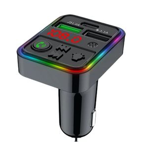 F18 Car Bluetooth MP3 Player with Hands-free Calling, U-disk Support, Lossless Sound Quality, 12V/24V FM Transmitter