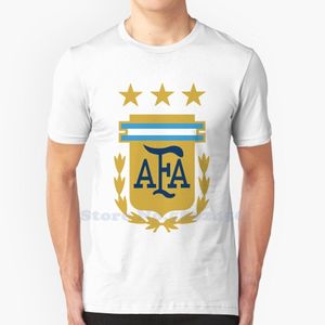 T-shirts ao ar livre est AFA Três Estrelas Argentina Campeão de Futebol Argentina Copa das Nações de futebol Camiseta de alta qualidade 230704