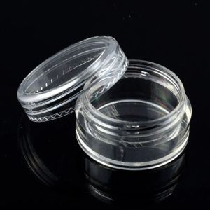 Empty Cosmetic Containers Bottles Jar Pot Box Small Plastic Jars With Lids Sample Mini Cream free shipping