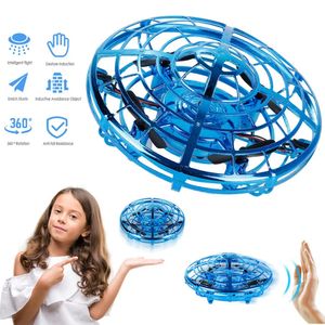 10pcs Mini UFO Drone Wholesale Hand Sensing Induction Flying Helicopter Electric Infraed Portable Quadcopter Flayaball Dron Toys