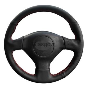 Steering Wheel Covers Car Steering Wheel Cover Black Artificial Leather For Subaru Legacy Forester Outback Impreza WRX 20032007 Saab 92X 2005 2006 x0705