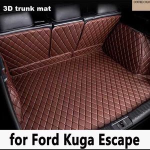 Pokrycie siedzenia dla zwierząt dywanik do bagażnika samochodowego dywaniki maty akcesoria samochodowe mata Carstyling dywan dla Ford Kuga Escape 2013 2014 2015 2016 2017 2018 HKD230706