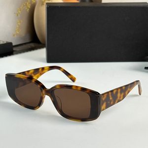2023 Женщины мужчины высококачественные солнцезащитные очки Черно -желтый леопардовый принцип