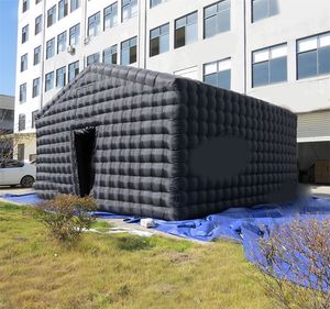 屋外巨大インフレータブルテント正方形黒テントファミリーバーパーティーナイトクラブポータブル折りたたみ式シンプルな簡単操作マルチサイズ ba73 Q2