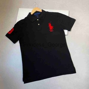 Erkek tişörtler ralphs lauren tasarımcı üstleri polo erkek paul tshirts büyük at amerika rl nakış kadın mektup 3 tshirts baskı polos yaz gündelik kısa kol x07