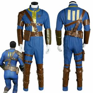 FO Nate Cosplay Costume Vault #111 Macacão Uniforme Único Sobrevivente Suit2689