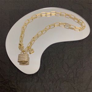 20 Стиль C-буквы CCITY Кубинская цепочка соединения подвесной жемчужной ожерелья для брендов дизайнерские ожерелья для женщин свадебная вечеринка Кокер-ювелирные изделия 12