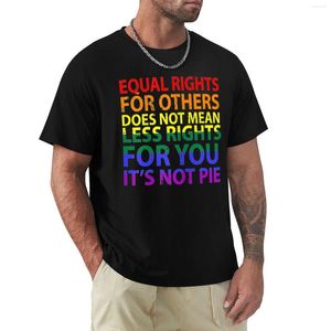 Polo da uomo Uguali diritti per gli altri non significa meno Right You T-Shirt T-shirt a maniche corte T-shirt grafica da uomo ad asciugatura rapida