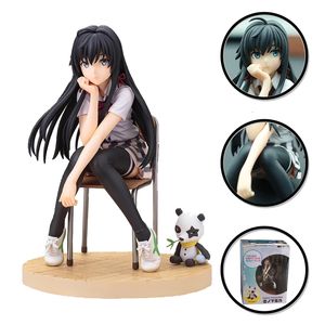 Action Toy Figures Engraçado Japão Anime My Teen Romantic Comedy Yukinoshita Yukino Figure Model Dolls Toys PVC Collect Gift Uniforme Car Ornaments 230705