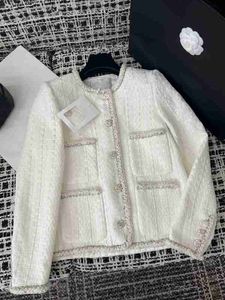 Women's Jackets designer Chan New 2023 spring brand jacket Fashion high-end autumn winter Chains tweed coat Leisure Spring Coats cardigan birthday Gift