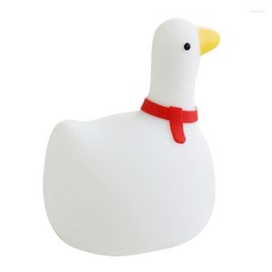 Night Lights Light For Kids Cute Lamp Geese Shape Decorative Rechargeable With Dimmable And Timing Function Bedroom