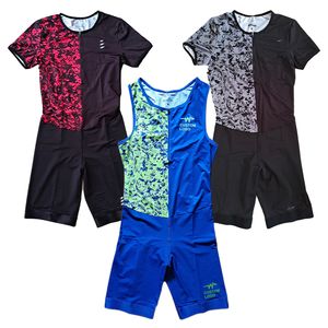 Costume da bagno da uomo Bamboo Leaf senza maniche Fast Running Speed Set per i corridori della Diamond League in pista 230705