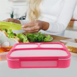 Dinnerware Sets Containers Lids Rack Kitchen Storage Lunch Box Supplies Silica Gel Compact Small Household