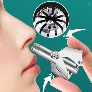 Bath Accessory Set Nose Hair Ear Trimmer For Men Stainless Steel Manual Washable Portable Tondeuse Nez Remover Vibrissa Razor Shaver CC