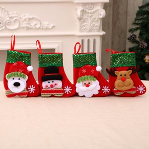 스팽글 크리스마스 스타킹 트렌드 패션 3 차원 크리스마스 선물 가방 크리스마스 장식