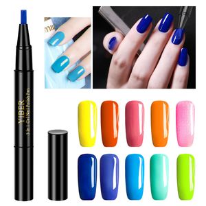 Nail Gel ELECOOL 3 In 1 UV Gel Paint Glitter Nail Polish Nail Gel Paint 3D Nail Art DIY Decorative Pen Gel Art Design Painted Pen TSLM1 230706