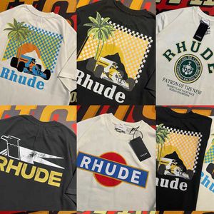 Дизайнерская модная одежда Футболки Мужские футболки в стиле хип-хоп Американский трендовый бренд High Street Досуг Футболка с коротким рукавом Мужчины Женщины Уличная одежда