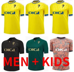 Cadiz 23 24 Soccer Jerseys CF Home Away Alex Negredo A.espino Osmajic Lozano A.Perea 2023 2024 Camiseta de Futbol Mabil Zaldua Football Men and Kids Shirt