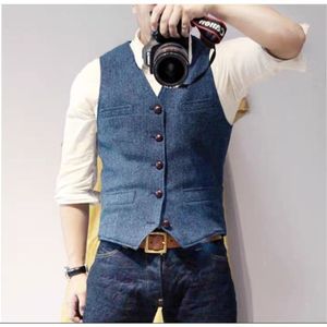 Vests Men's Maden Vintage Wool for Men Casual French Workwear Hunting Field Waistcoat Cords Outdoor Coats Clothing B05 230705