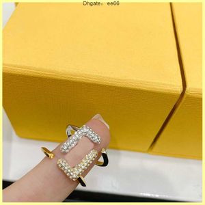 Band Rings Women Luxurys Designer Rings Diamond F Ring Engagements For Womens Love Ring Designers Jóias Caixa de Anel de Ouro de Jóia Prata