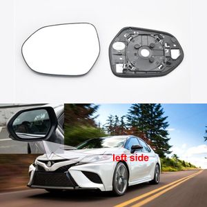 Toyota Camry 2018-2023 자동차 액세서리 리어 뷰 미러 유리 백미러 거울을 난방으로 반전시킵니다.