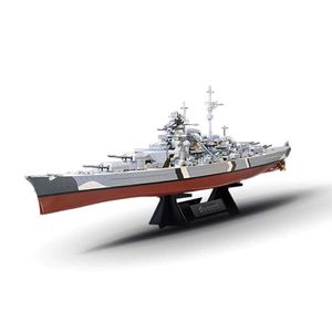 Tamiya zestaw modeli 78013 1/350 ii wojna światowa niemiecki pancernik Bismarck statek wojenny wojskowy Hobby zabawka plastikowy Model zestaw do montażu budynku GiftHKD230707