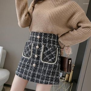 Röcke Plaid Mini Weibliche Frauen Hohe Taille Büro Dame Plus Größe Harajuku Streetwear Kawaii Koreanische Mode Rok Karierten Sexy