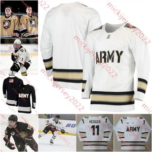 Army Black Knights Hockey Jersey Andrew Garby Patrick Smyth Joey Dosan Trevor Smith Jude Brower Eric Huss Evan Szary Justin Evenson Custom Stitched Maglie dell'esercito