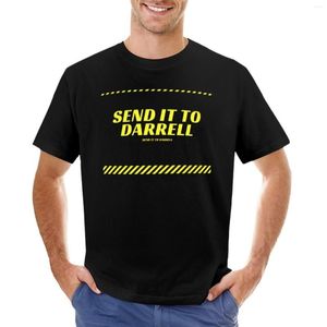 Polos Masculinas Send It To Darrell T-Shirt Graphic T-Shirt Hippie Clothes Anime Workout Shirts For Men