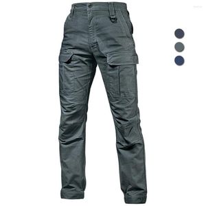 Herrbyxor IX5 Military Tactical Herr Ripstop Cargo Vattentät Flerfickor Elasticitet Utomhus Jakt Joggingbyxor CS Trip Byxor S-3XL