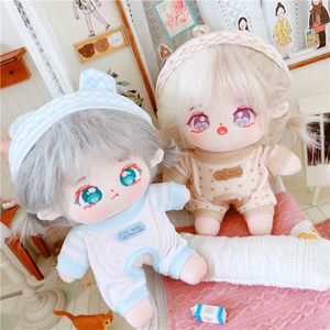 Dolls 2023 20cm Cotton Baby 3design Open Pans Suits Star Cute Farcito Peluche Giocattoli Doll Plushies Fans Collection 230705