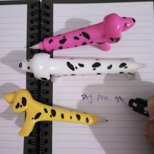 Creative Fashion Cute Dots Dog Ball Point Pen Puppy Ballpoint Pens For Student Gifts