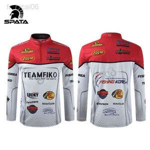 Fishing Accessories SPATA Lure Fishing Shirt Quick Dry Fishing Jersey Long Sleeve Sun Protection Anti-UV Breathable Moisture-Wicking Fishing Clothes HKD230706