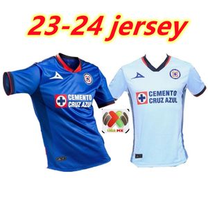 2023 Cruz Azul 축구 유니폼 23 24 CDSYC 멕시코 리그 바카 로드리게즈 홈 어웨이 세 번째 축구 셔츠 Liga MX Camisetas de Futbol Kit Jersey