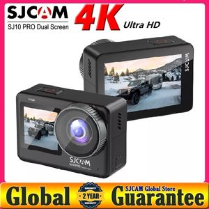 Hava Durumu Kameraları SJCAM SJ10 Pro Çift Ekran Anahtarlama 4K/60fps Eylem Kamerası H22 Yonga Seti Mikrofon Canlı Akış Gyro EIS WiFi Uzak Spor DV 230706