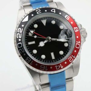 Luxury Watch Clean CF II GMT VR3186 Pepsi Automatic Mens Watches Red Blue Ceramic Bezel Black Dial 904L JubileeSteel Bracelet Super Edition Same Serial luxe