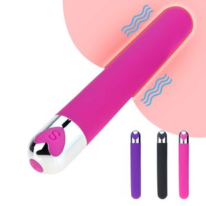 Vibratori Prodotto del sesso per adulti Vibratore a pallottola a 10 velocità Dildo Bastone AV G-spot Stimolatore del clitoride anale Giocattolo per le donne Maturbatore 230627